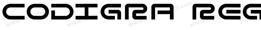 Codigra Regular字体转换